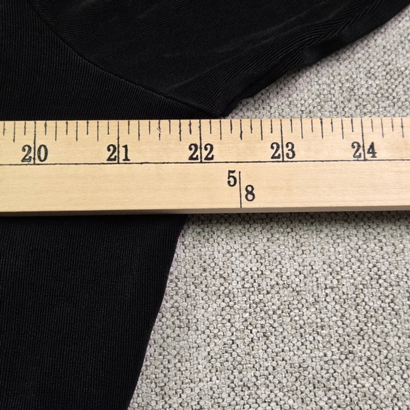 Chico's Travelers Black Tie Front Long Sleeve Topper Women's Size 3 (XL) Layer - Picture 6 of 7